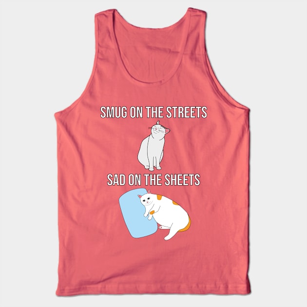 Smug and Sad Tank Top by Sashen